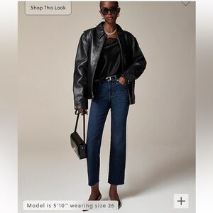 Mid-rise cropped kickout jean in 2003 super stretch